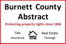 Logo for Burnett County Abstract Logo for Burnett County Abstract